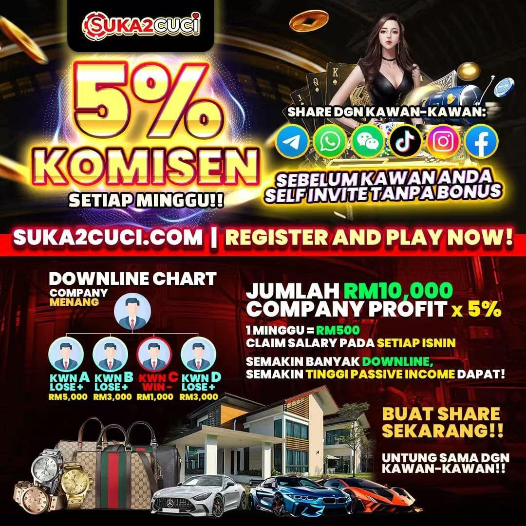 Suka2Cuci, free credit, free credit slot, free credit no deposit, link free credit