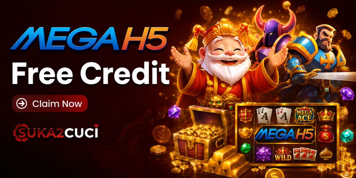 MegaH5 Free Credit RM5 Bonus at SUKA2CUCI