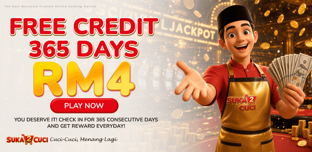Suka2Cuci Free Credit 365 Hari RM4