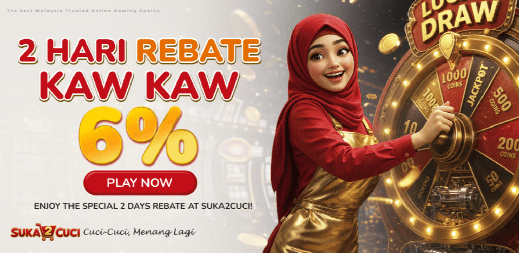 Suka2Cuci Rebate Kaw Kaw 6%